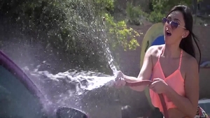 Young & petite girl Mandy Muse brutal pussy fuck