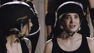 Tattooed girl Gia Paige amongst Joanna Angel masturbating HD