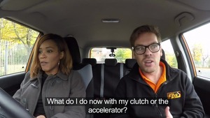 Kiki Minaj accompanied by Ryan Ryder after classes