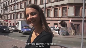 Shaved coed creampie at the audition