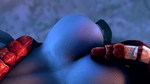 Big butt riding monster cock