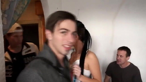 Sloppy fucking with housewife