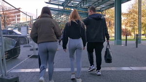Hidden hard fucking in company with pawg