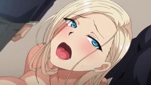 Huge tits hentai creampied pussy fuck in HD