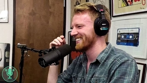 Blonde babe interracial bang after interview