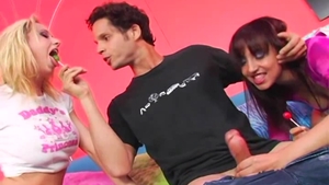 Hillary Scott in tandem with Veronique Vega anal fucked