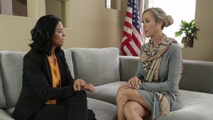 Stepmom sucks dick and fucks