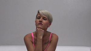 Masturbation at the castings in HD