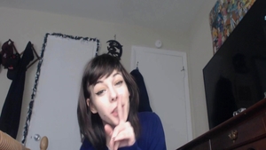 Cumshot young wearing pantyhose after sleepover