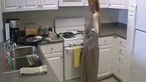 Wet pussy aunt taboo bends over