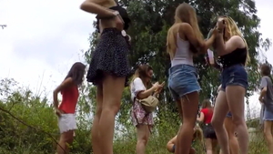 Beautiful sexy teen homemade pissing in HD