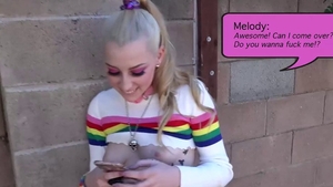 Very small tits teen Melody Parker need cumshot HD