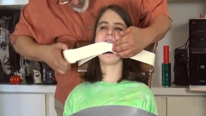 Bondage in company with hot teen chick