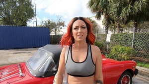 Inked Roxxxie Blakhart reverse cowgirl XXX