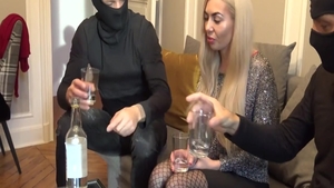 Group sex video accompanied by naughty hardcore Isabella Clark