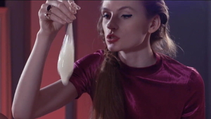 Lesbians in high heels pussy rubbing