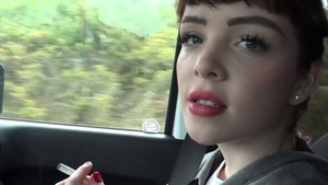 Aliya Brynn pissing in public HD