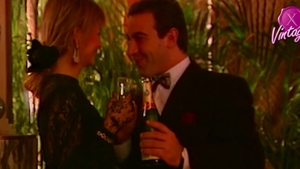 Wild hairy pussy french wife rough threesome in HD