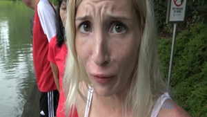 Hard nailining along with skinny blonde Piper Perri