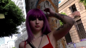 POV licking ass amongst inked Val Steel HD