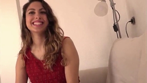 Nailing with large boobs teen chick