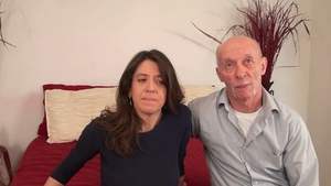 Hard slamming accompanied by saggy tits babe