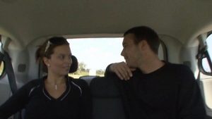 Hairy brunette raw pickup in park