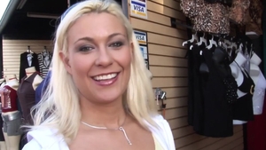 Slamming hard together with blonde babe Cindy Crawford