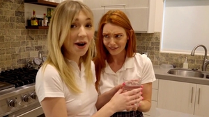 Wild perfect redhead rough FFM after school