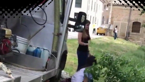 Pussy fucking in the street