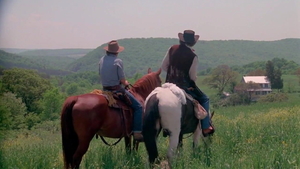 American Samantha Fox in the farm