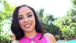 Teen Maya Bijou gonzo pussy fucking