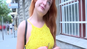 Russian redhead Eva Berger rough cumshot