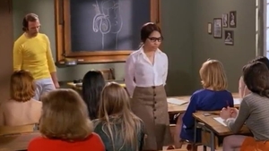 Masturbating with slim babe in glasses after classes in HD