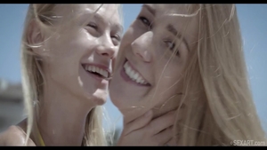 Melody Petite alongside Alexis Crystal hardcore pussy fucking