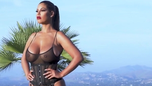 Big butt blonde haired Bibi Black hardcore anal interracial