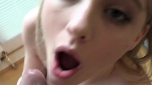 Fetish sex scene accompanied by tight teen