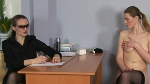 Threesome at the audition in HD