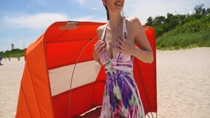 Charming Angelina Diamanti sucking cock