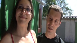 Hungarian sucking cock in HD