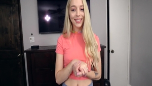 Lily Larimar in POV hard dick sucking