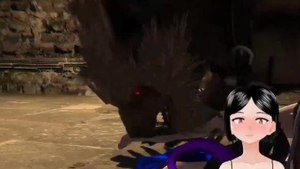 Evil hentai bends to get fucked