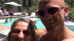 Orgasm in club tattooed european Gina Caruso