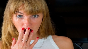 Sasha Bikeyeva is juicy blonde haired