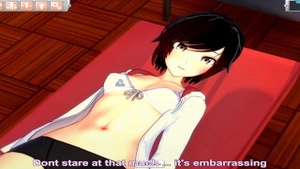 Rough sex in swimsuit