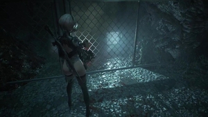 Evil rough bends over