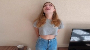 Incredible step sister first time gets plowed