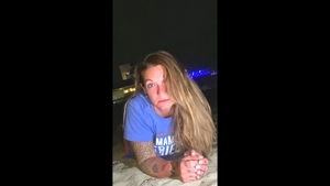 Masturbating in public in HD