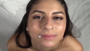 Katreena Lee & Cameron Canada cum in mouth