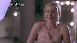 Stripteasing at the beach amongst shaved celebrity bikini